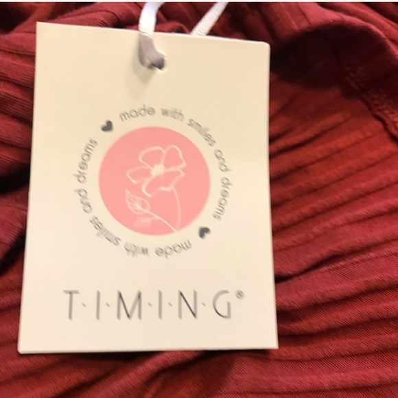 ❤️ NWT Cute V Neck Sweater Top by Timing - Picture 6 of 6